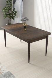 Hanah Home Mesa de Comedor Barroco Marrón